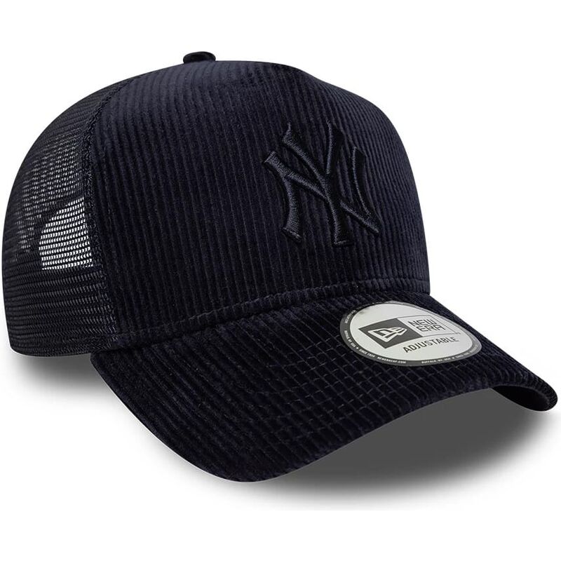 kepure-islenkta-tamsiai-melyna-snapback-a-frame-tonal-cord-new-york-yankees-mlb-new-era