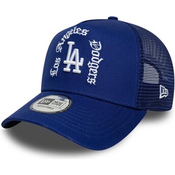 Kepurė išlenkta mėlyna snapback A Frame Wordmark Los Angeles Dodgers MLB New Era