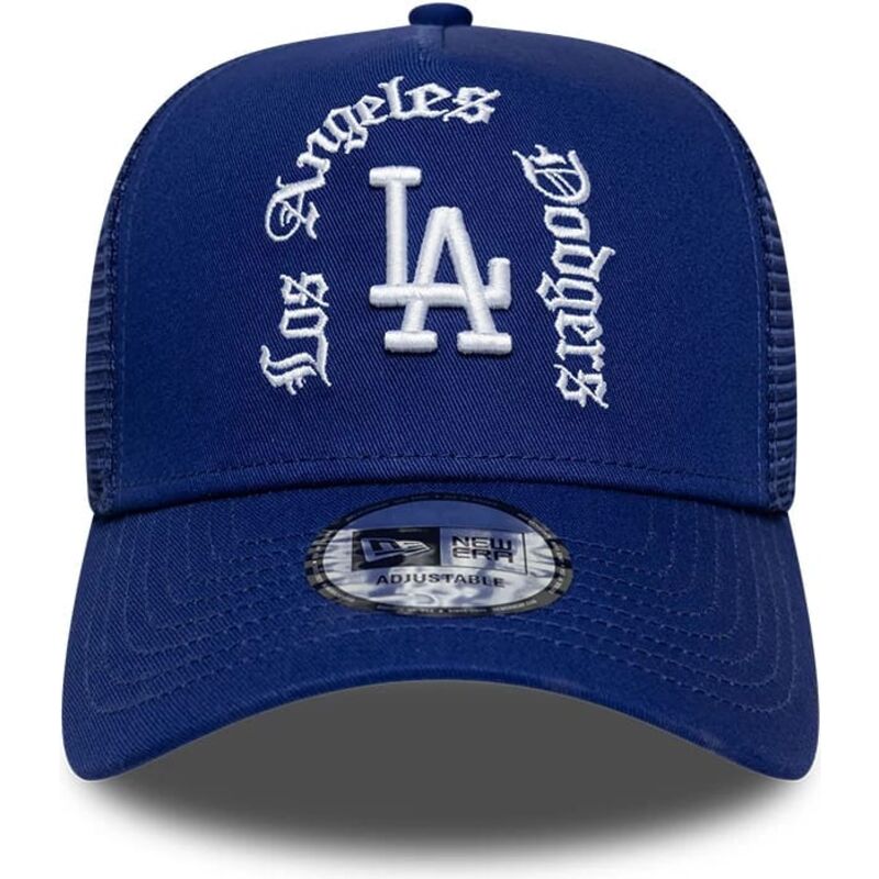 kepure-islenkta-melyna-snapback-a-frame-wordmark-los-angeles-dodgers-mlb-new-era