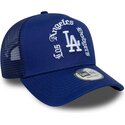 kepure-islenkta-melyna-snapback-a-frame-wordmark-los-angeles-dodgers-mlb-new-era