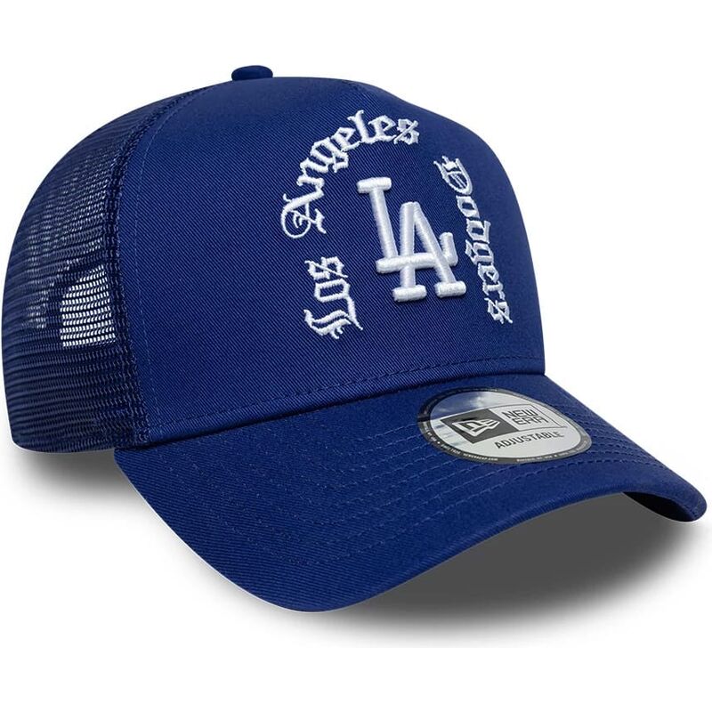 kepure-islenkta-melyna-snapback-a-frame-wordmark-los-angeles-dodgers-mlb-new-era
