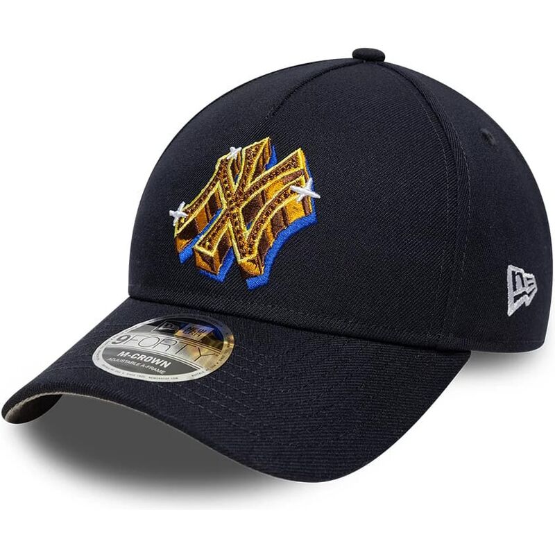kepure-islenkta-tamsiai-melyna-snapback-9forty-m-crown-a-frame-emblem-new-york-yankees-mlb-new-era