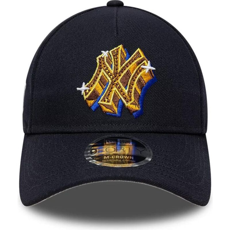 kepure-islenkta-tamsiai-melyna-snapback-9forty-m-crown-a-frame-emblem-new-york-yankees-mlb-new-era