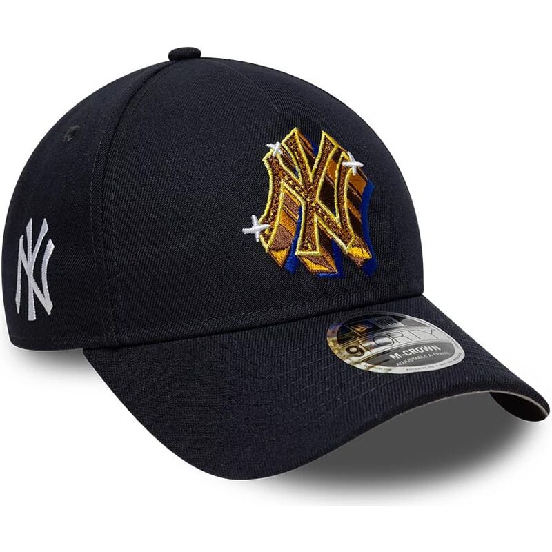 kepure-islenkta-tamsiai-melyna-snapback-9forty-m-crown-a-frame-emblem-new-york-yankees-mlb-new-era