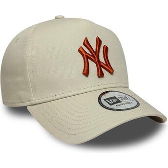 Kepurė išlenkta smėlio snapback E Frame League Essential New York Yankees MLB New Era