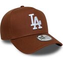 kepure-islenkta-ruda-snapback-e-frame-league-essential-los-angeles-dodgers-mlb-new-era