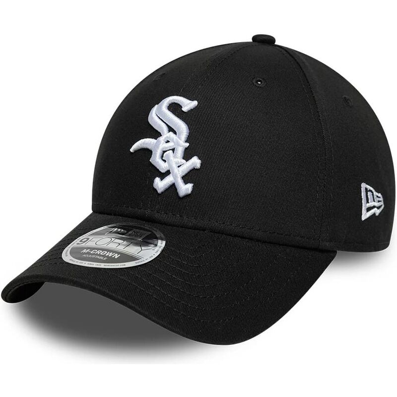 kepure-islenkta-juoda-snapback-9forty-m-crown-side-script-chicago-white-sox-mlb-new-era