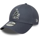kepure-islenkta-pilka-reguliuojamas-9forty-outline-camo-los-angeles-dodgers-mlb-new-era