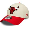 kepure-islenkta-smelio-reguliuojamas-9forty-colour-block-chicago-bulls-nba-new-era