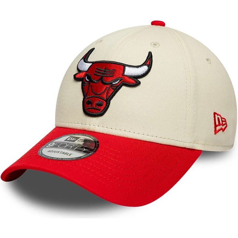 kepure-islenkta-smelio-reguliuojamas-9forty-colour-block-chicago-bulls-nba-new-era