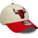 kepure-islenkta-smelio-reguliuojamas-9forty-colour-block-chicago-bulls-nba-new-era