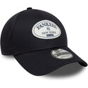 kepure-islenkta-tamsiai-melyna-reguliuojamas-9forty-patch-new-york-yankees-mlb-new-era
