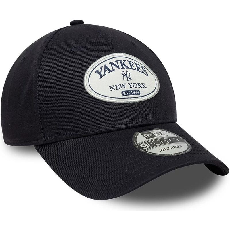 kepure-islenkta-tamsiai-melyna-reguliuojamas-9forty-patch-new-york-yankees-mlb-new-era kepure-islenkta-tamsiai-melyna-reguliuojamas-9forty-patch-new-york-yankees-mlb-new-era