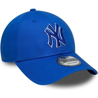 Kepurė išlenkta mėlyna reguliuojamas 9FORTY Team Outline New York Yankees MLB New Era