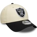 kepure-islenkta-smelio-reguliuojamas-9forty-colour-block-las-vegas-raiders-nfl-new-era