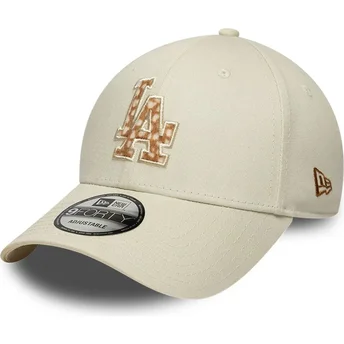 Kepurė išlenkta smėlio reguliuojamas 9FORTY Faux Pony Infill Los Angeles Dodgers MLB New Era