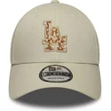 kepure-islenkta-smelio-reguliuojamas-9forty-faux-pony-infill-los-angeles-dodgers-mlb-new-era