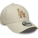 kepure-islenkta-smelio-reguliuojamas-9forty-faux-pony-infill-los-angeles-dodgers-mlb-new-era