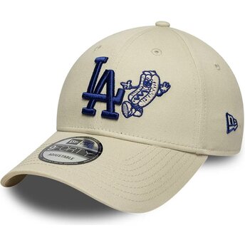 Kepurė išlenkta smėlio reguliuojamas 9FORTY Food Icon Los Angeles Dodgers MLB New Era