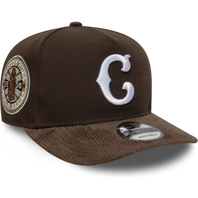 kepure-islenkta-ruda-snapback-19twenty-cooperstown-cord-chicago-cubs-mlb-new-era