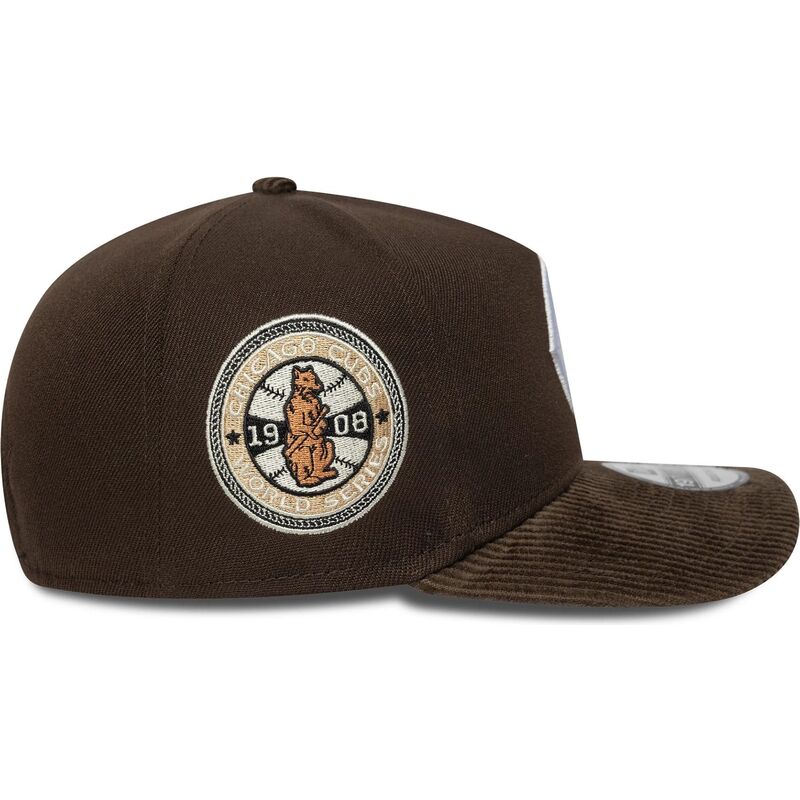 kepure-islenkta-ruda-snapback-19twenty-cooperstown-cord-chicago-cubs-mlb-new-era