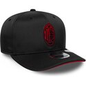 kepure-islenkta-juoda-snapback-9seventy-stretch-snap-fw-poly-ac-milan-serie-a-new-era