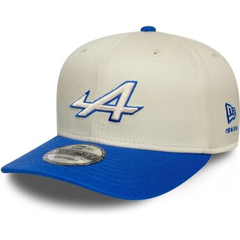 Kepurė išlenkta smėlio snapback 9SEVENTY Stretch Snap Contrast Visor Alpine F1 Team Formula 1 New Era