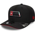 kepure-islenkta-juoda-snapback-9seventy-stretch-snap-patch-aprilia-piaggio-new-era