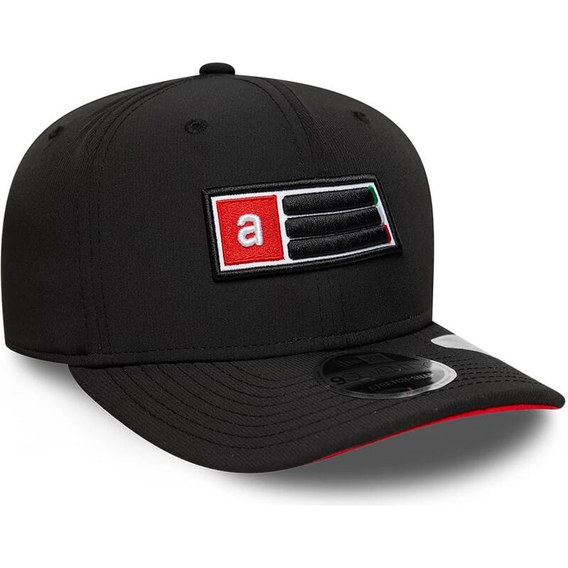 kepure-islenkta-juoda-snapback-9seventy-stretch-snap-patch-aprilia-piaggio-new-era