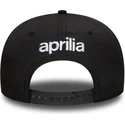 kepure-islenkta-juoda-snapback-9seventy-stretch-snap-patch-aprilia-piaggio-new-era