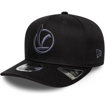 Kepurė išlenkta juoda snapback 9SEVENTY Stretch Snap Seasonal Vespa Piaggio New Era