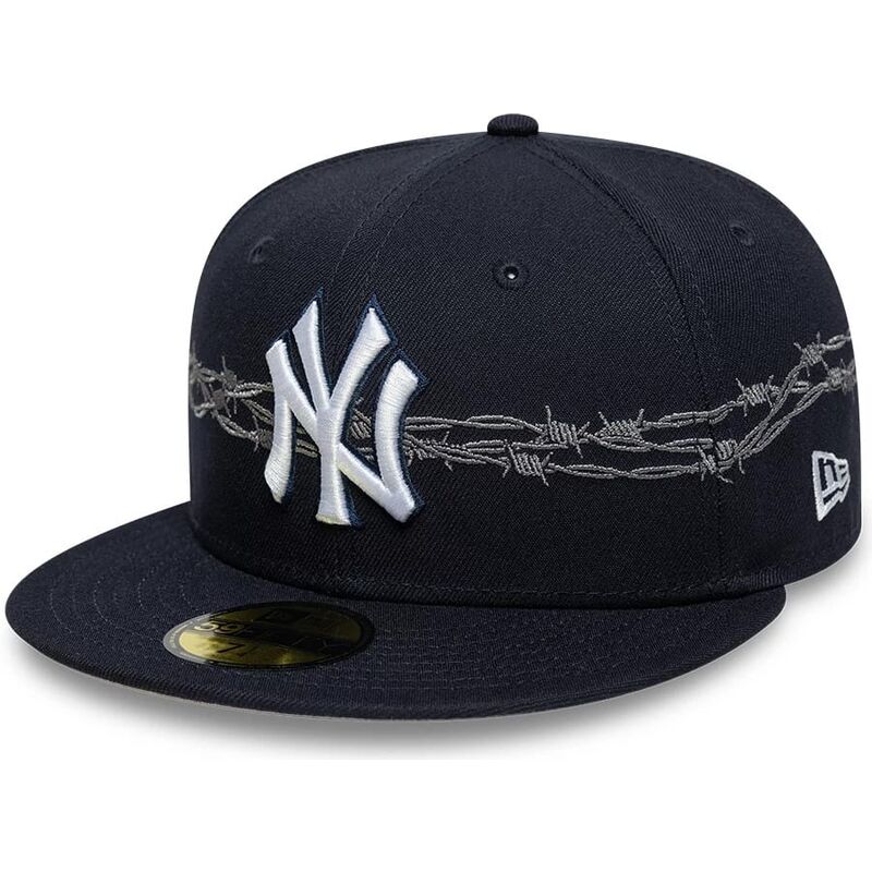 kepure-plokscia-tamsiai-melyna-priglundanti-59fifty-icon-new-york-yankees-mlb-new-era