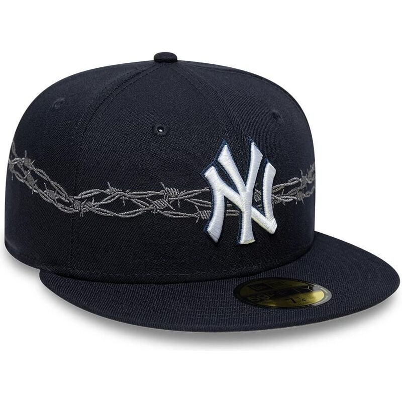 kepure-plokscia-tamsiai-melyna-priglundanti-59fifty-icon-new-york-yankees-mlb-new-era