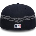 kepure-plokscia-tamsiai-melyna-priglundanti-59fifty-icon-new-york-yankees-mlb-new-era