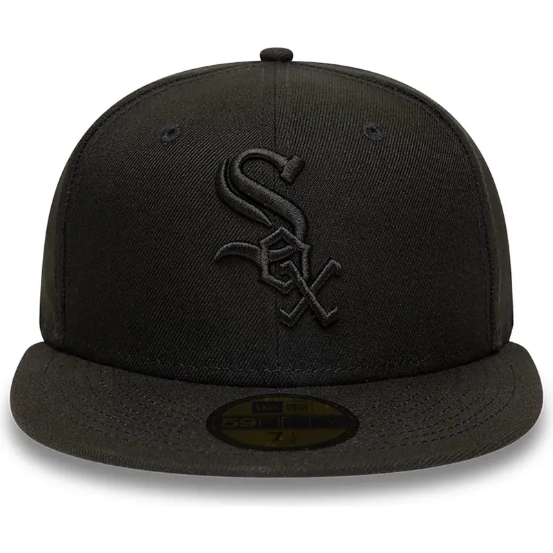 kepure-plokscia-juoda-priglundanti-59fifty-chicago-white-sox-mlb-new-era