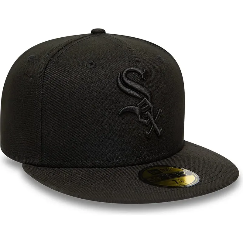 kepure-plokscia-juoda-priglundanti-59fifty-chicago-white-sox-mlb-new-era