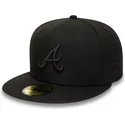 kepure-plokscia-juoda-priglundanti-59fifty-atlanta-braves-mlb-new-era
