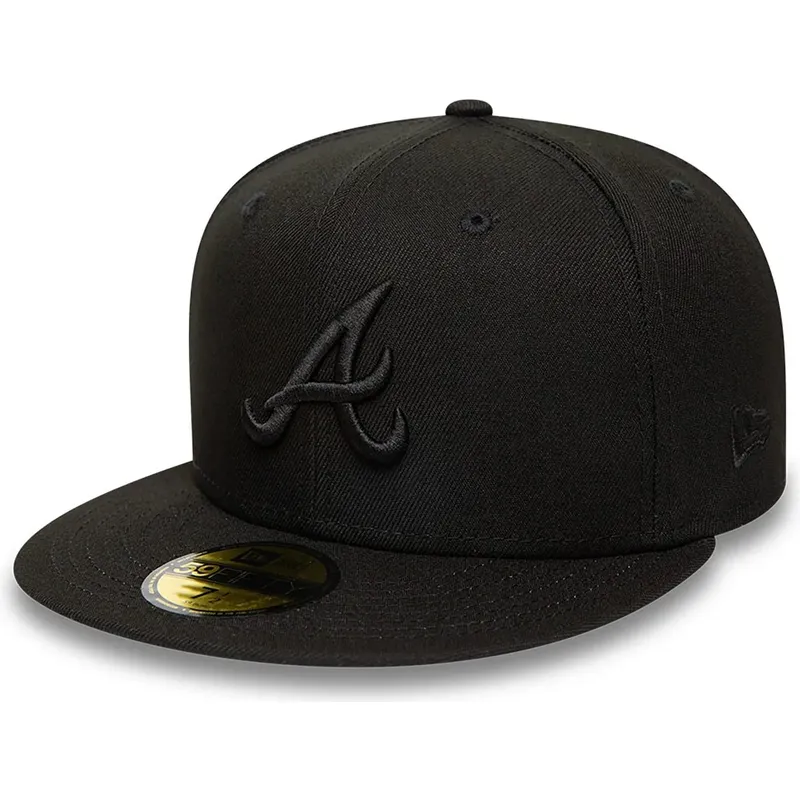 kepure-plokscia-juoda-priglundanti-59fifty-atlanta-braves-mlb-new-era