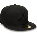 kepure-plokscia-juoda-priglundanti-59fifty-atlanta-braves-mlb-new-era