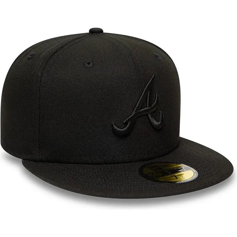 kepure-plokscia-juoda-priglundanti-59fifty-atlanta-braves-mlb-new-era