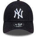 kepure-islenkta-tamsiai-melyna-snapback-9forty-m-crown-side-script-new-york-yankees-mlb-new-era