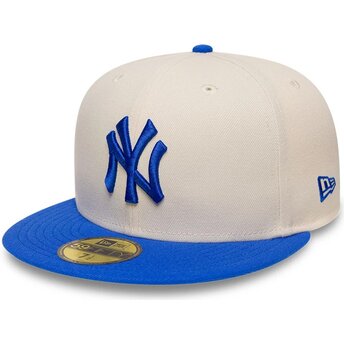 Kepurė plokščia smėlio priglundanti 59FIFTY League Essential New York Yankees MLB New Era