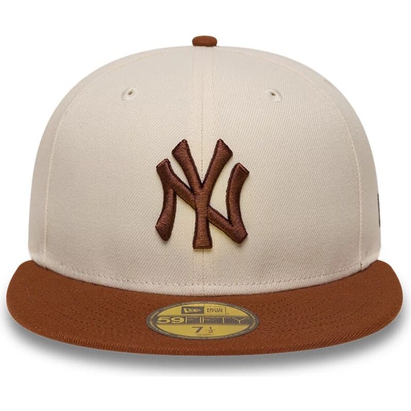 kepure-plokscia-ruda-priglundanti-59fifty-league-essential-new-york-yankees-mlb-new-era