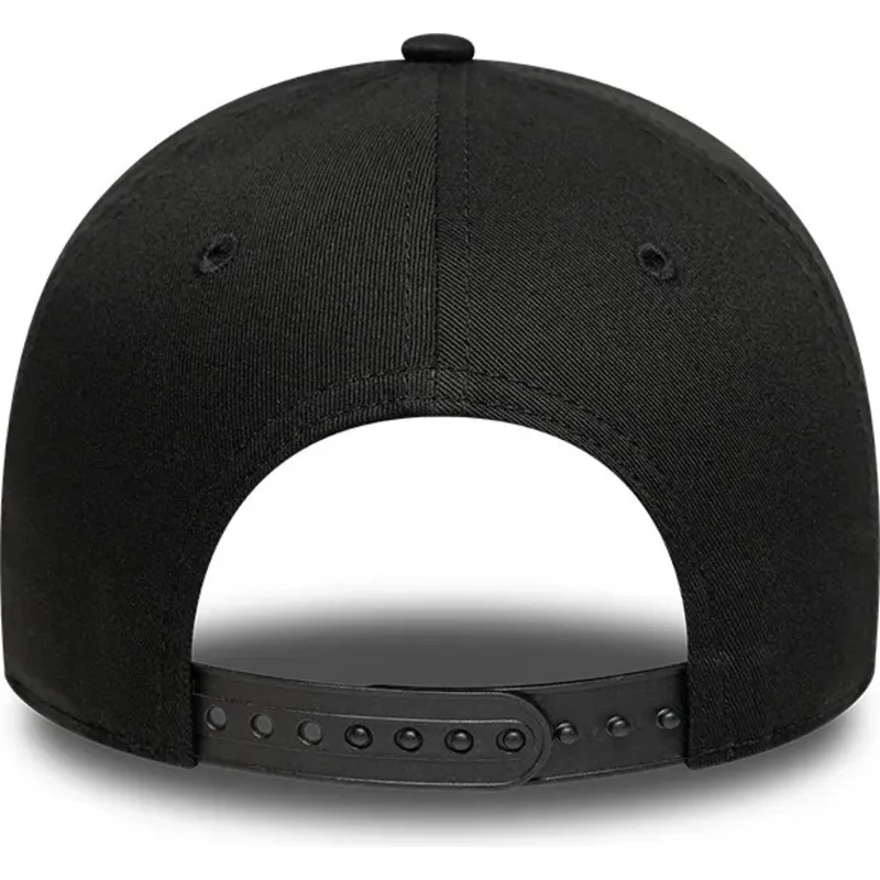 kepure-islenkta-juoda-snapback-dorado-e-frame-metallic-outline-new-york-yankees-mlb-new-era