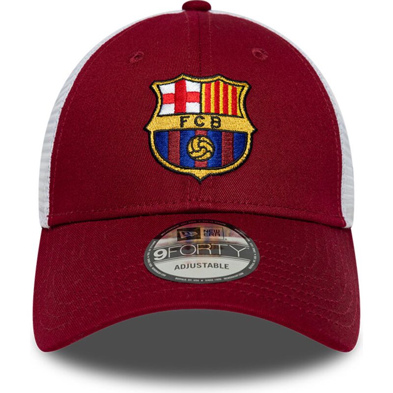 kepure-islenkta-raudona-reguliuojamas-9forty-league-fc-barcelona-laliga-new-era