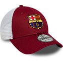 kepure-islenkta-raudona-reguliuojamas-9forty-league-fc-barcelona-laliga-new-era