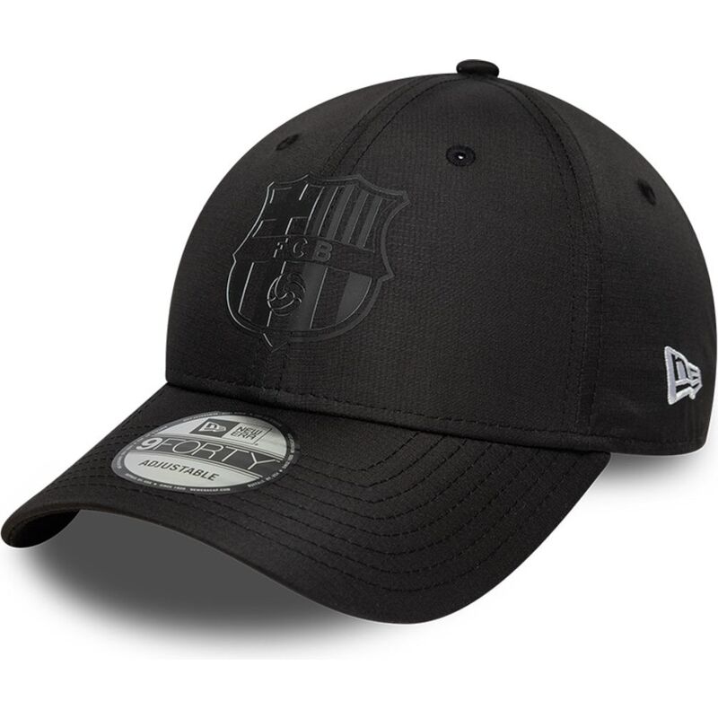 kepure-islenkta-juoda-reguliuojamas-9forty-ripstop-fc-barcelona-laliga-new-era