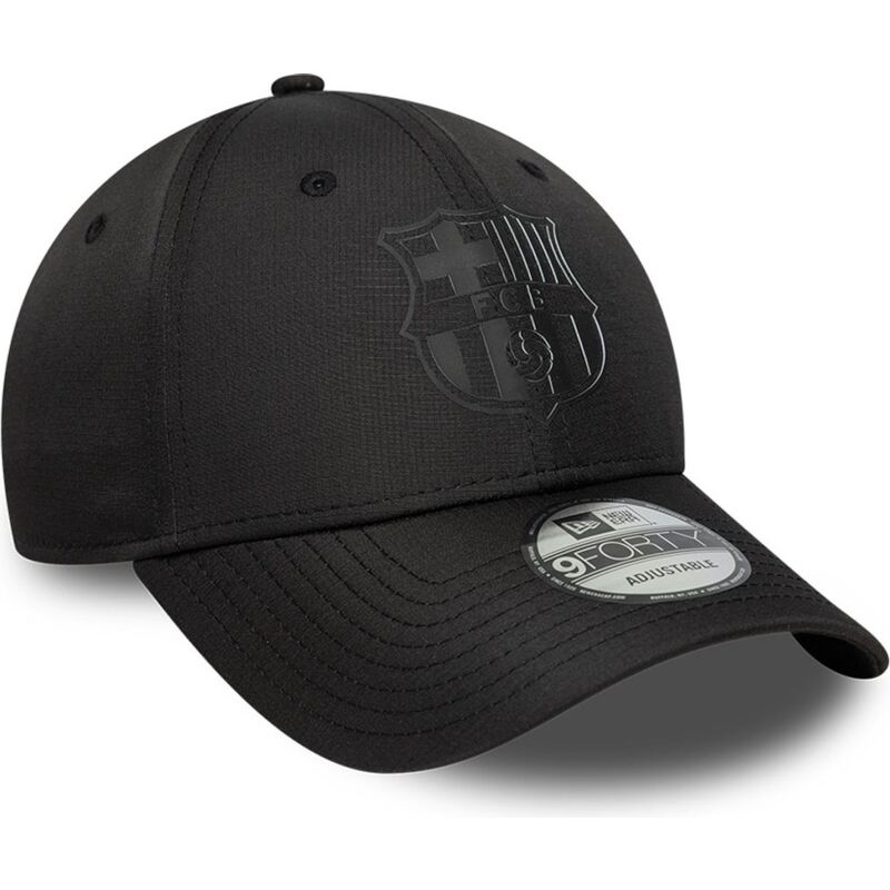 kepure-islenkta-juoda-reguliuojamas-9forty-ripstop-fc-barcelona-laliga-new-era