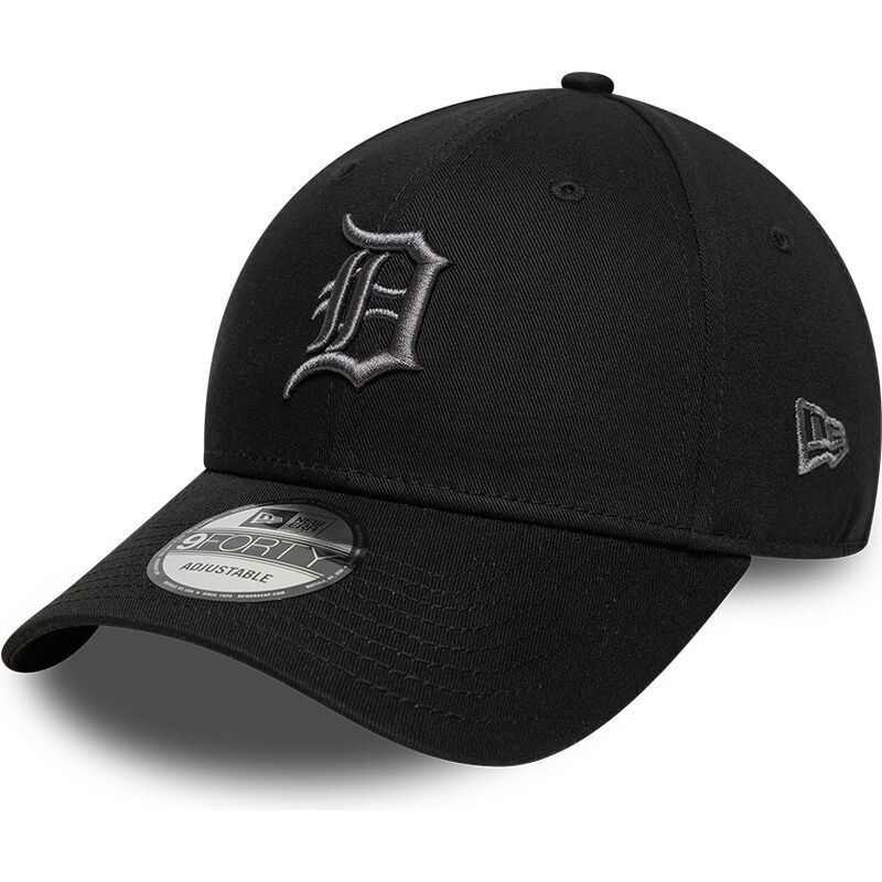 kepure-islenkta-juoda-reguliuojamas-9forty-league-essential-detroit-tigers-mlb-new-era