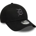 kepure-islenkta-juoda-reguliuojamas-9forty-league-essential-detroit-tigers-mlb-new-era
